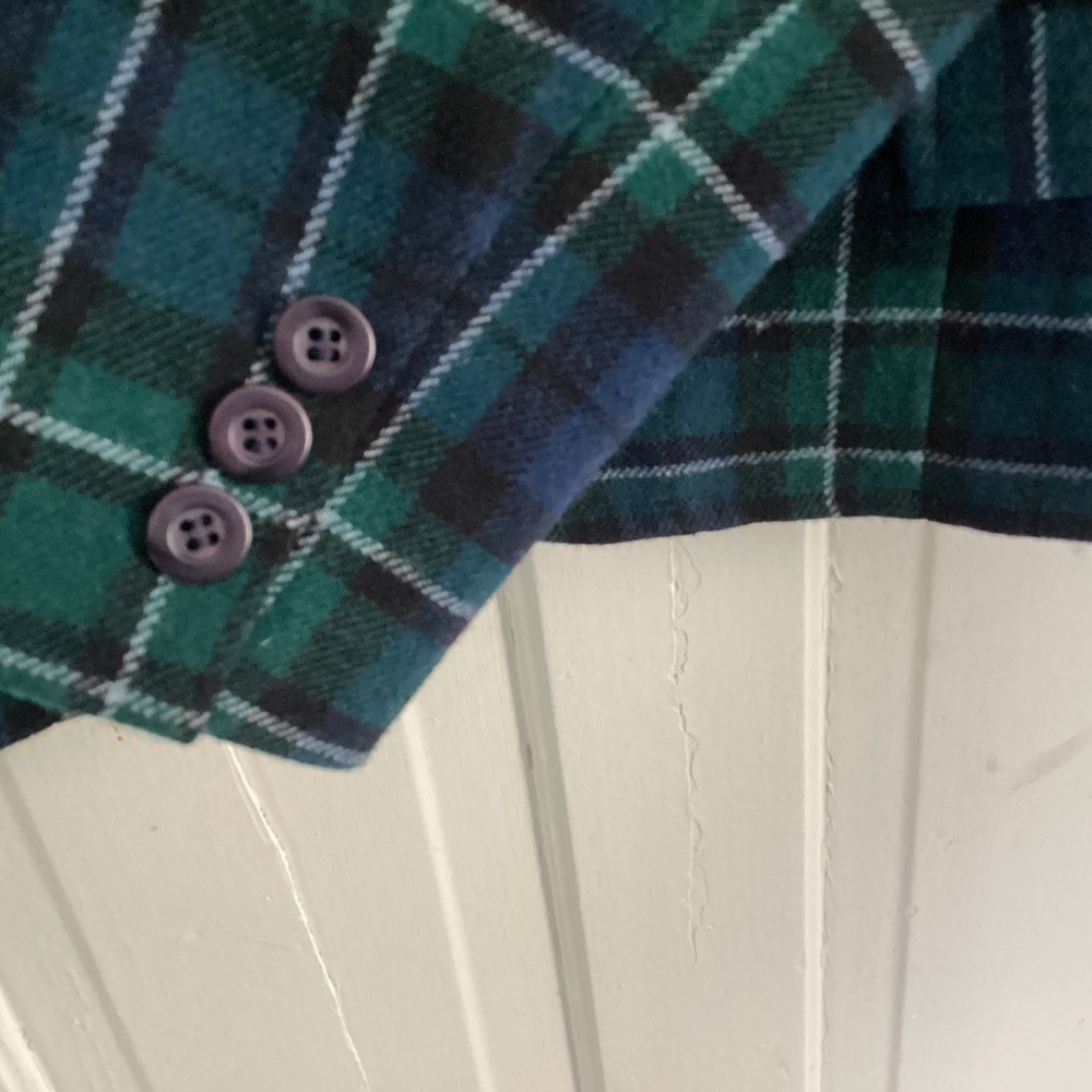 PENDLETON WOOL PLAID TARTAN JACKET BLAZER USA 14 - Picture 4 of 7